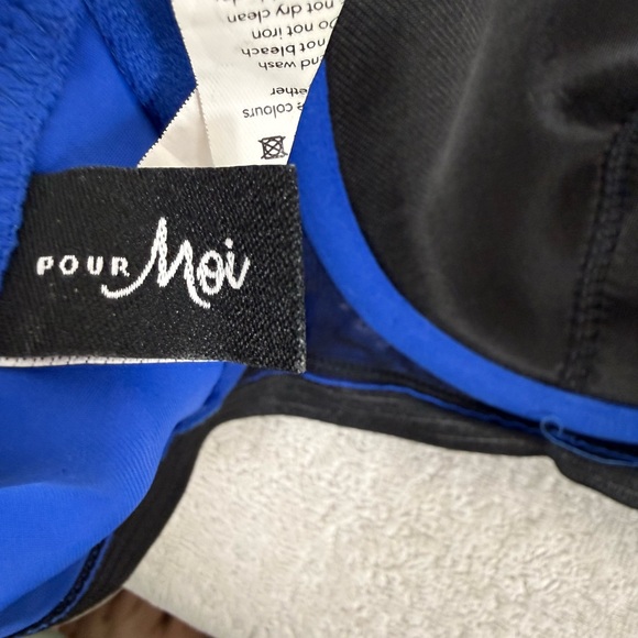 Pour Moi Blue Swimsuit top size 36H - Picture 8 of 9